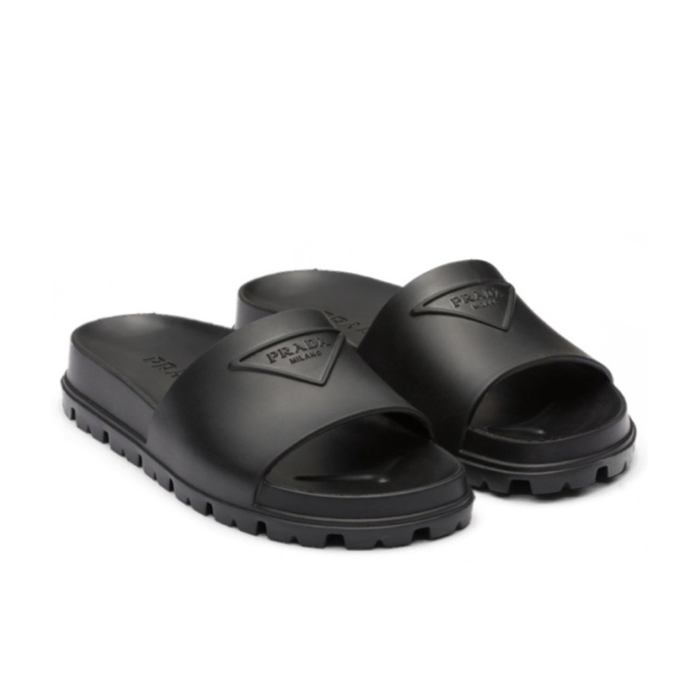 Authentic Prada Slides Calzaturre Donna (Black / Nero) Sz 40